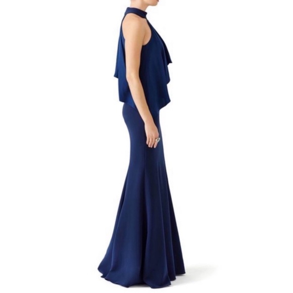 JAY GODFREY • Navy Franklin Gown Dress - Picture 5 of 9